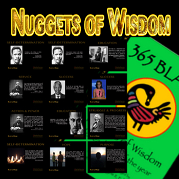 365 Black Nuggets of Wisdom, Lathardus Goggins II, Saint Rest Publications, Black history month, African American History, African American Books